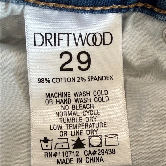 Driftwood Embroidered Denim Women Shorts - Picture 5 of 6